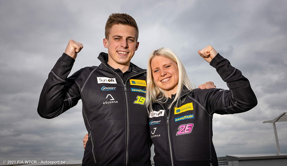 Broer en zus BÃ¤ckman met Target Competition-gerunde Hyundai's naar WTCR