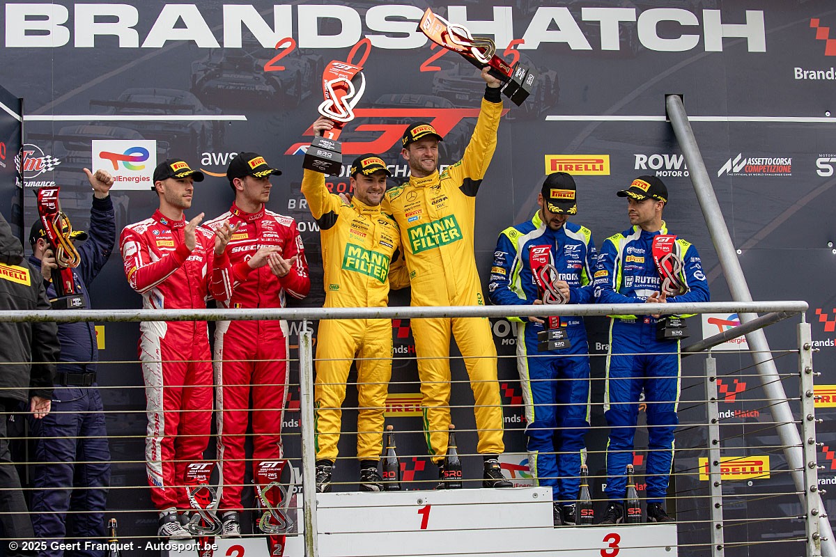 Brands Hatch: Mercedes van start tot finish in race 2 - WRT tweede -  Autosport.be