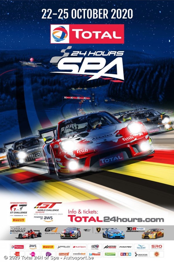 Poster 2 Total 24 Hours of Spa 2020