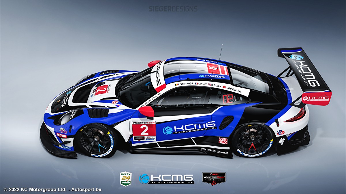 24H Daytona: Laurens Vanthoor aan de start met KCMG Porsche - Autosport.be