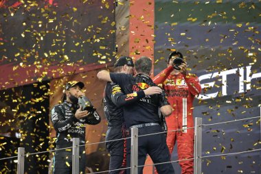 Podium 2021 F1 Grote Prijs van Abu Dhabi