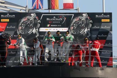 Am-podium 2018 Blancpain GT Endurance Cup Monza