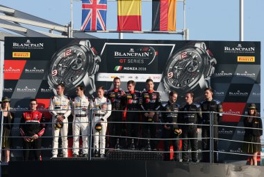 Algemeen podium 2018 Blancpain GT Endurance Cup Monza