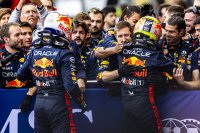 Max Verstappen en Sergio Pérez