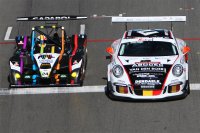 Bas Koeten Racing - Wolf GB08 vs. Belgium Racing - Porsche 991 GT3 Cup