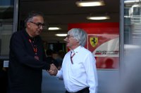Sergio Marchionne-president Ferrari en Bernie Ecclestone