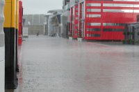 regen tijdens de F1 GP van Groot-Brittannië 2016