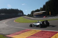 Mercedes F1 W07 Hybrid met Halo systeem