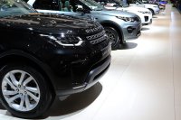Land Rover stand