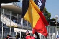 Belgische vlag bij Belgian Audi Club Team WRT