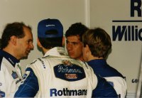 Adrian Newey en Ayrton Senna
