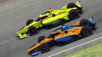 Simon Pagenaud en Lando Norris