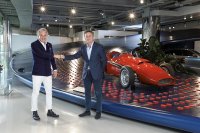 Davide Grasso, CEO Maserati, en Alejandro Agag