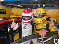 Tom Coronel met teambaas Roberto Ravaglia