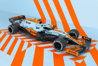 McLaren MCL35M in Gulf livery
