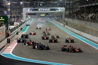 Start F2 hoofdrace Abu Dhabi