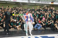 Lewis Hamilton viert zijn tweede wereldtitel in Abu Dhabi