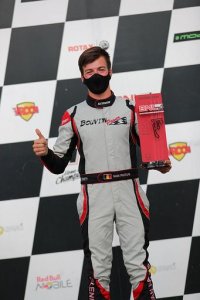 Glenn Van Parijs - podium BNL Karting Series