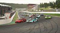 Start 2025 Simwear.eu Porsche Cup Spa-Francorchamps Race 1