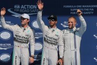 Nico Rosberg - Lewis Hamilton - Valtteri Bottas
