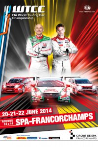 Poster FIA WTCC Spa 2014