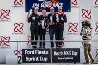 Algemeen podium race 1 Ford Fiesta Sprint Cup