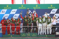 Podium GTE Am Le Mans 2017