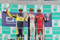 Podium sprint race GP2 Maleisië 2013