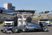 Toto Wolff - Lewis Hamilton - Nico Rosberg - Ross Brawn