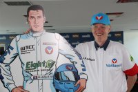 Eric Nève hier nog in gezelschap van Michel Vaillant