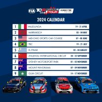 Kumho FIA TCR World Tour-kalender 2024