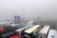 De paddock om 11u vanochtend