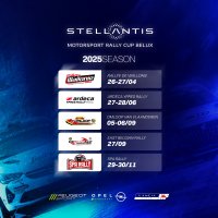 Stellantis Motorsport Rally Cup Belux - Kalender 2025