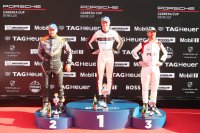 Podium Porsche Carrera Cup Benelux race 1 Assen