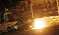 De brandende Porsche Cup van ProSpeed