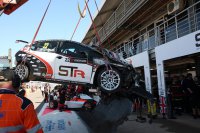 Tom Boardman's SEAT na de crash