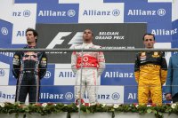 Podium GP België 2010