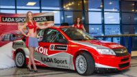De nieuwe livrei van de Lada Granta WTCC
