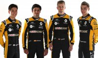 Jack Aitken, Carlos Sainz Jr., Nico Hülkenberg & Artem Markelov