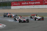 Duel voor de leiding in de beginfase