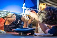 Onverwachte herstellingswerken aan de Bluepoint van het Belgische Solar Team