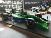 Michael Schumacher's Jordan 191 & Benetton B195