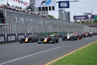 Start formule 2 sprintrace Australië