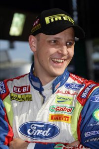 Hirvonen in Ford outfit in 2011