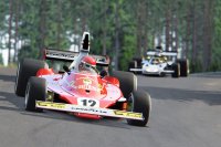 Assetto Corsa bevat ook historische racewagens, zoals deze Ferrari 312T van Niki Lauda
