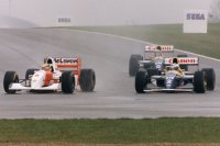 Ayrton Senna - McLaren-Ford vs. Alain Prost - Williams-Renault