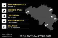 Kalender Stellantis Rally Cup 2023