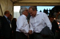 Bernie Ecclestone met de Russische president Vladimir Poetin