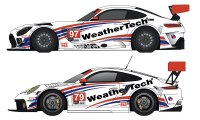 De twee wagens van WeatherTech Racing