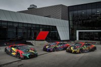 De Audi's die aan de start staan van de Kyalami 9 Hours 2020